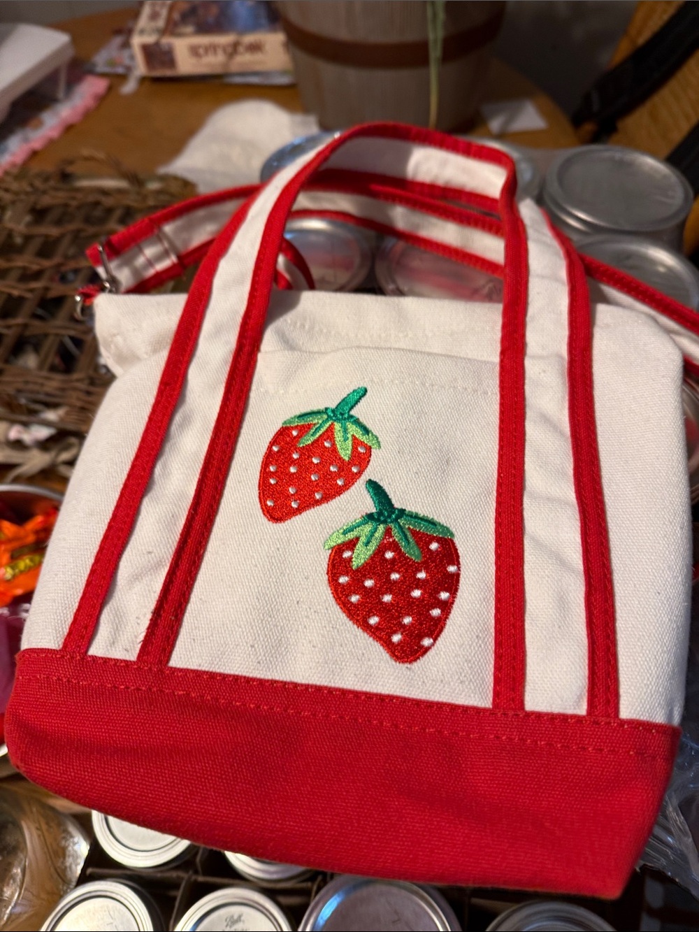 Strawberry purse